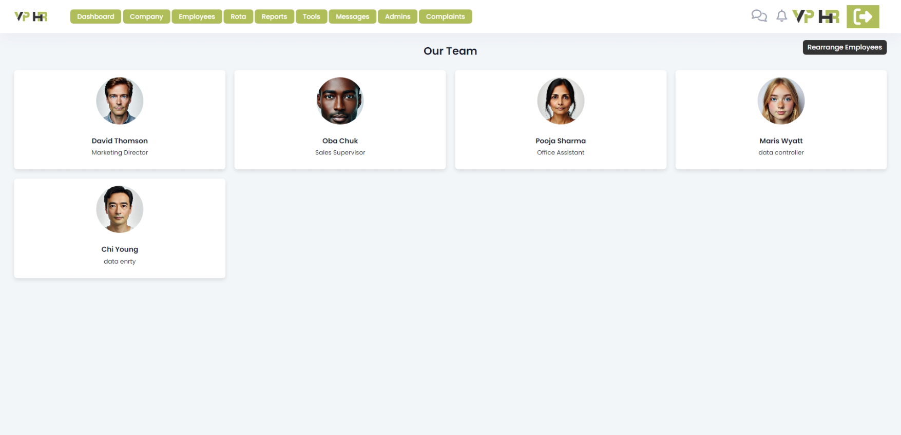Organizational Chart